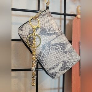 Amee Kestenberg Dixon Python Snakeskin Pattern Wallet